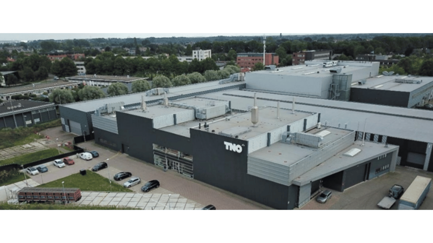 Gebouw van TNO Powertrains Test Centre in Helmond
