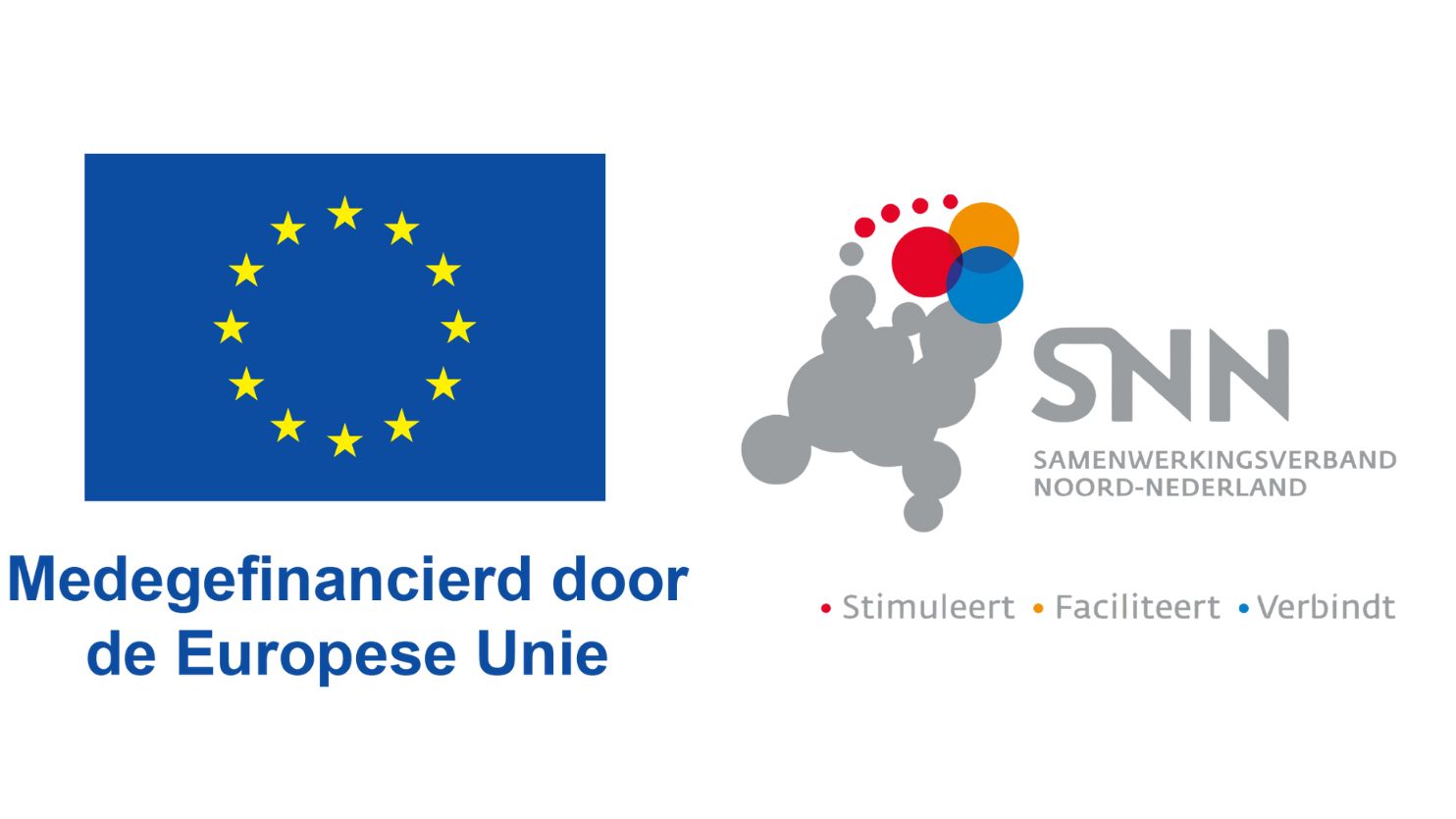 Logos of the 2 investors in the BIOTTEK project: The European Union and SNN